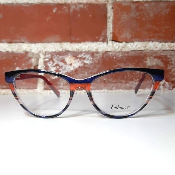 NEW Burgundy Cat Eye Eyeglass Frame Prescription-ready, sassy glasses 53-16-140 - Picture 6 of 6